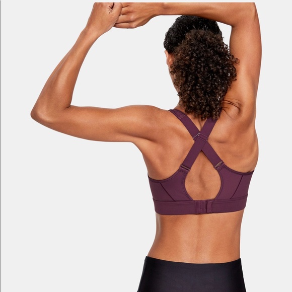 Women's UA Reflect High Printed Sports Bra - Picture 2 of 6